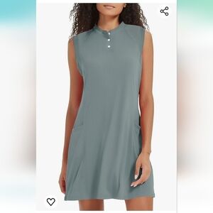 NWT CAKULO sleeveless, side pockets casual dress